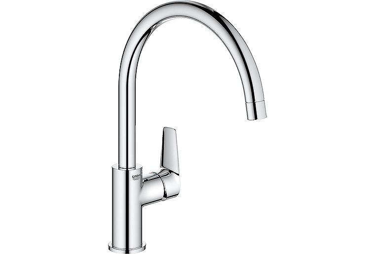 Spültischmischer Grohe Bauedge Schwenkauslauf Ausladung 223 mm chrom
