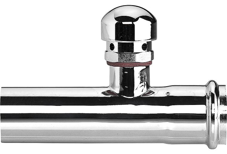 Verlängerungsrohr mit Rohrbelüfter Messing verchromt 32 x 125 mm Verlängerungsrohr mit Rohrbelüfter Messing verchromt 32 x 125 mm