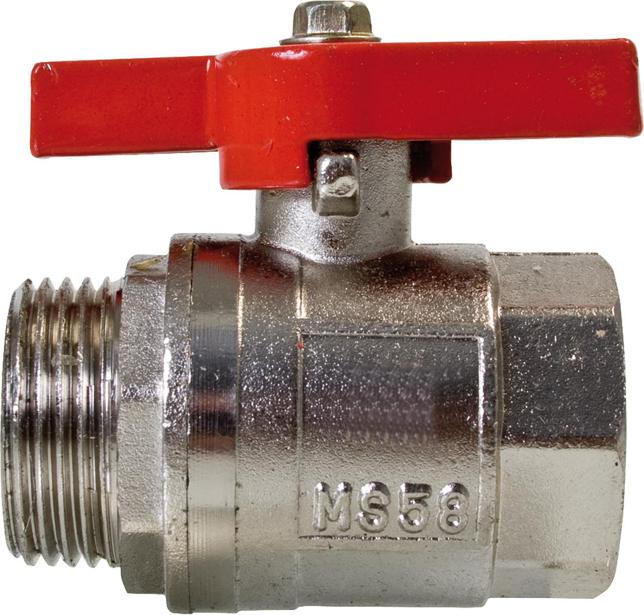 Kugelhahn 3/4" Innen- x 1" Außengewinde flachdichtend Kugelhahn 3/4" Innen- x 1" Außengewinde flachdichtend