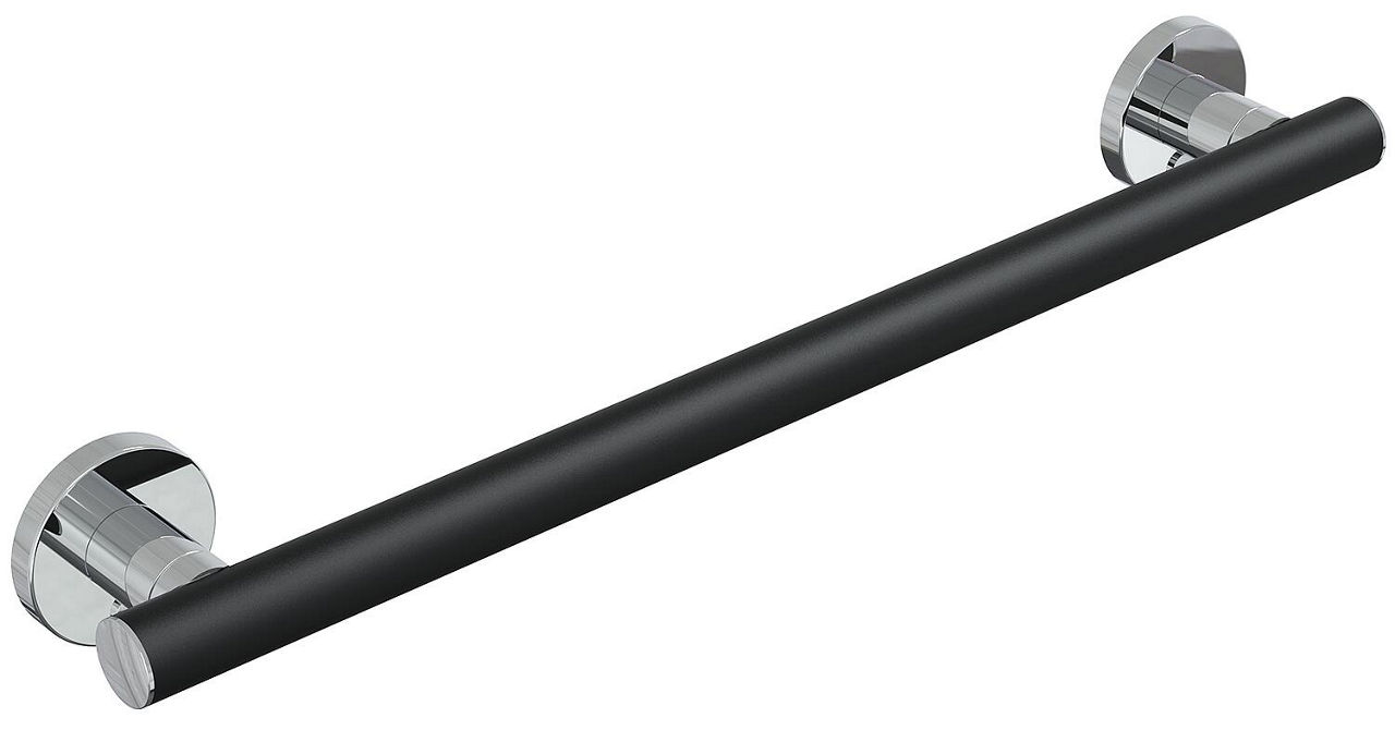 Haltegriff Elida Plus Schwarz matt Chrom BxHxT:600x32x87mm