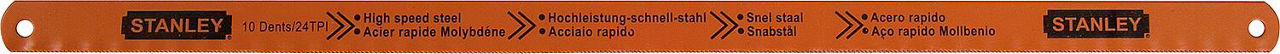 Metallsägeblatt Stanley® HSS Länge (mm): 300, Zahnteilung (Zoll): 24, VPE = 2 Stück