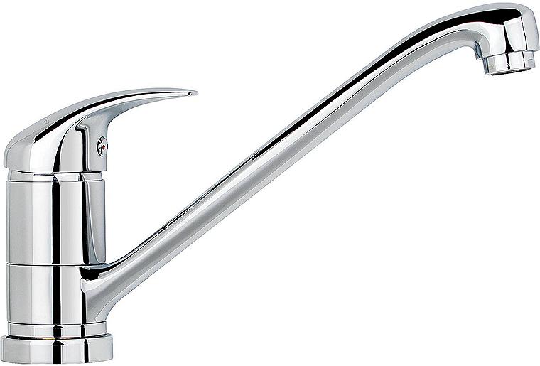 Spültischmischer Rumba II für Unterfenster-Montage Ausladung 236 mm verchromt