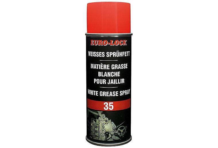 Weißes Sprühfett EURO-LOCK LOS 35, 400ml Sprühdose