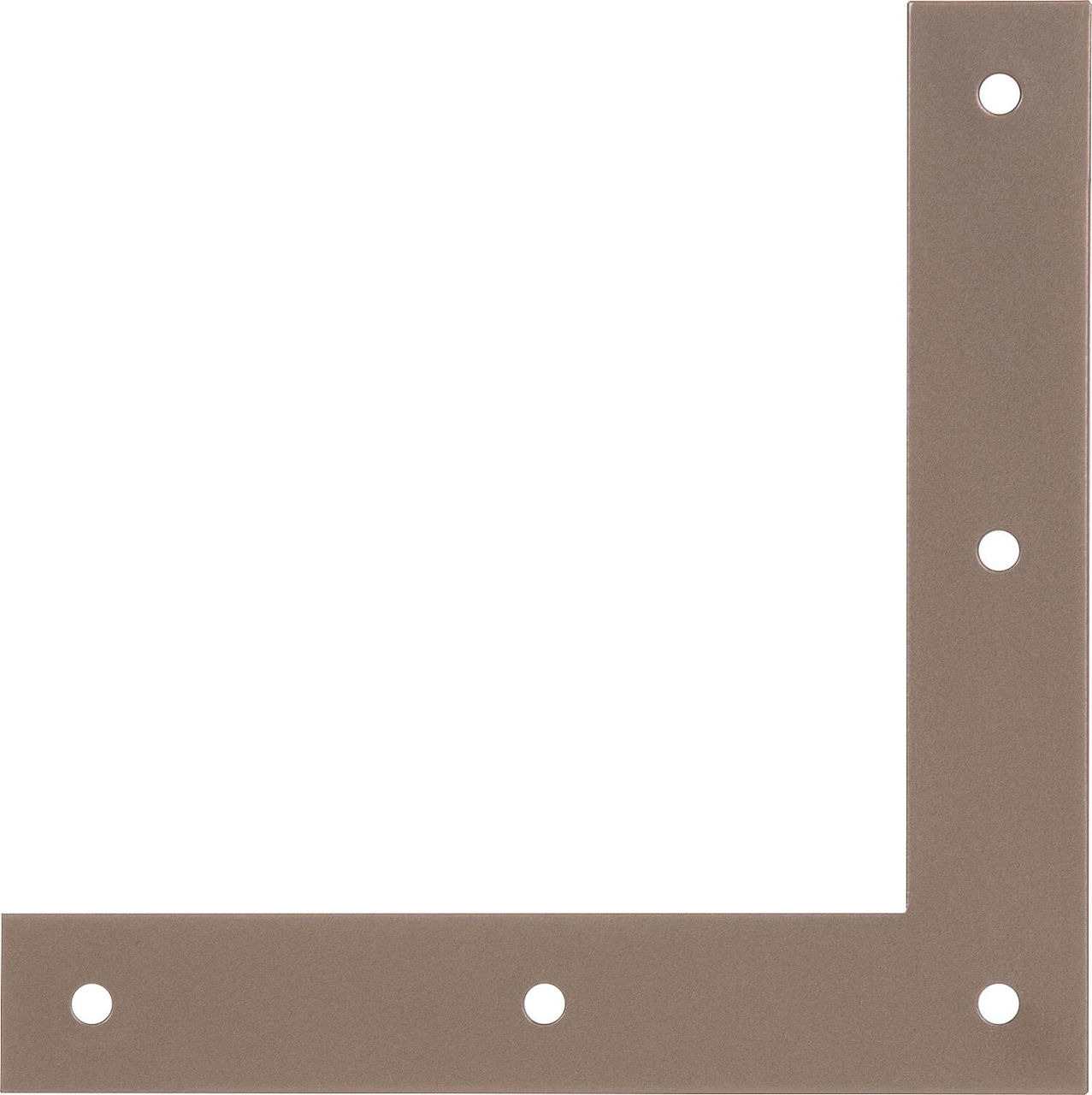 Eckwinkel DURAVIS® 120 x 120 x 20 mm, Material: Stahl, sendzimirverzinkt, Oberfläche: perlbeige RAL 1035 Eckwinkel DURAVIS® 120 x 120 x 20 mm, Material: Stahl, sendzimirverzinkt, Oberfläche: perlbeige RAL 1035