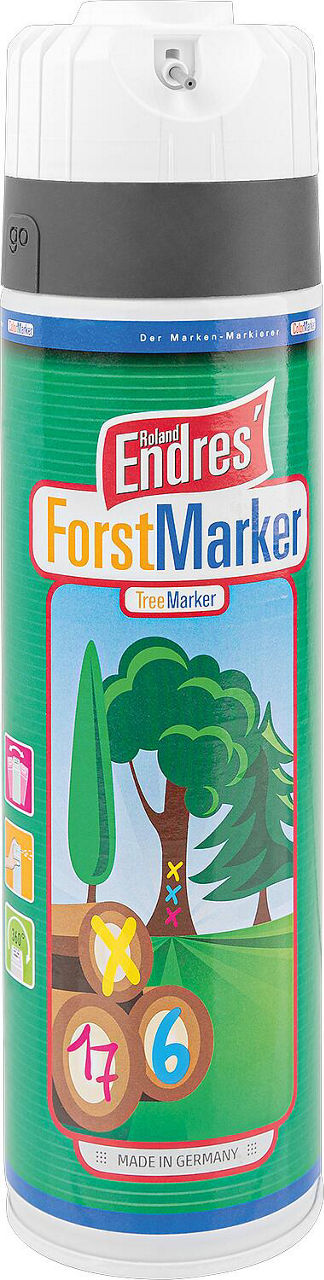 Markierspray weiß (KWF) Roland Endres Forst-Marker Ergo 360°, 500ml Sprühdose