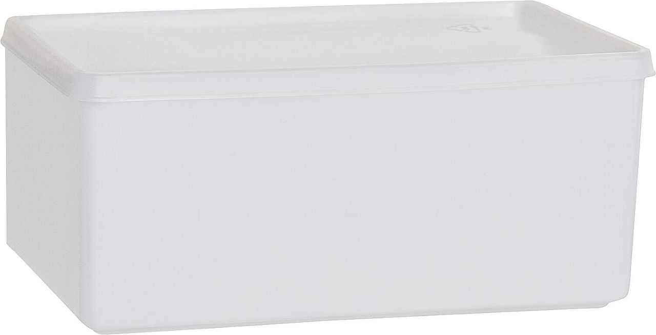 Dose mit Stülpdeckel 1.500 ml, eckig,natur, 103x208x94 mm