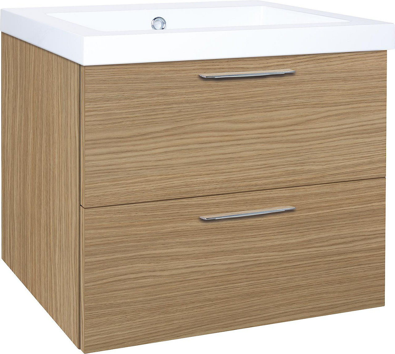 WTU+Mineralguss-WT EKRY Eiche natur, 2 Auszüge 610x550x510mm WTU+Mineralguss-WT EKRY Eiche natur, 2 Auszüge 610x550x510mm