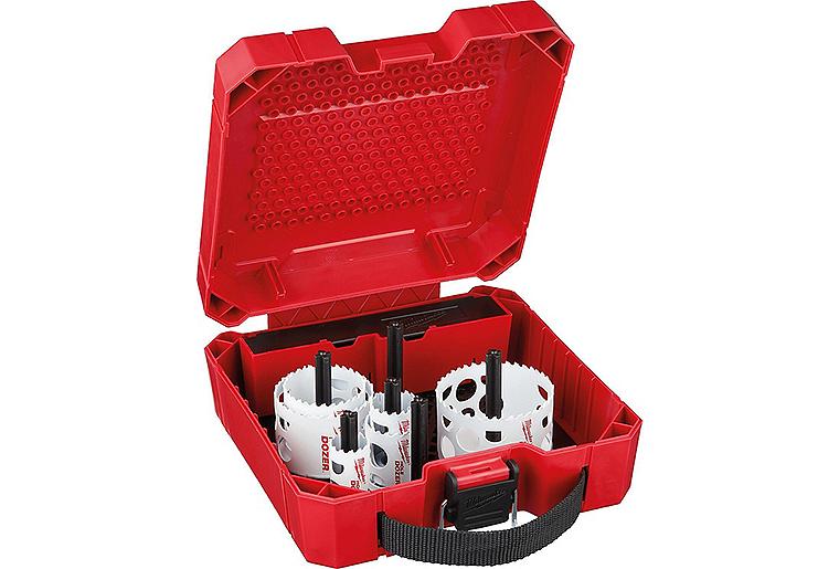 Lochsägen-Set Milwaukee Hole Dozer™ 10-teilig mit Ø 25, 32, 40, 54, 68, 76 mm