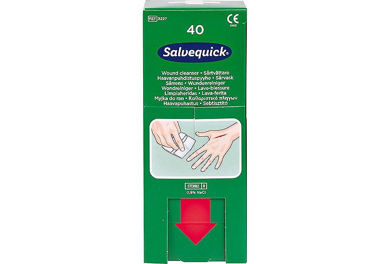 Wundreinigungstücher Salvequick, VPE = 40 Stück