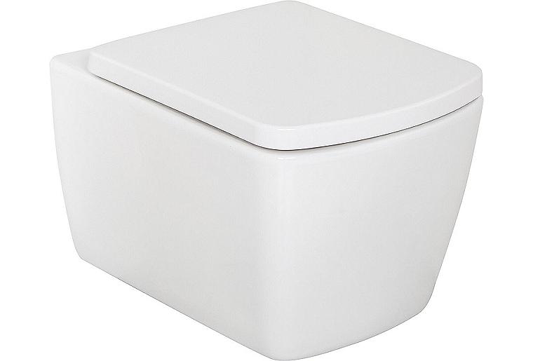 Combi-Pack Aldoma Wand-Tiefspül WC Spülrandlos und WC-Sitz Aldoma softclose