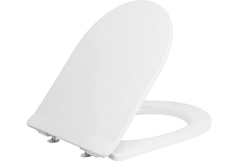 WC-Sitz Design "Danio Slim" mit Absenkautomatik, Duroplast weiß WC-Sitz Design "Danio Slim" mit Absenkautomatik, Duroplast weiß