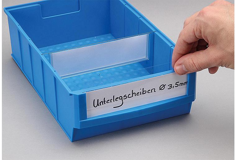 Etiketten mit Folienscheiben Label B VPE=20 Stück Etiketten mit Folienscheiben Label B VPE=20 Stück