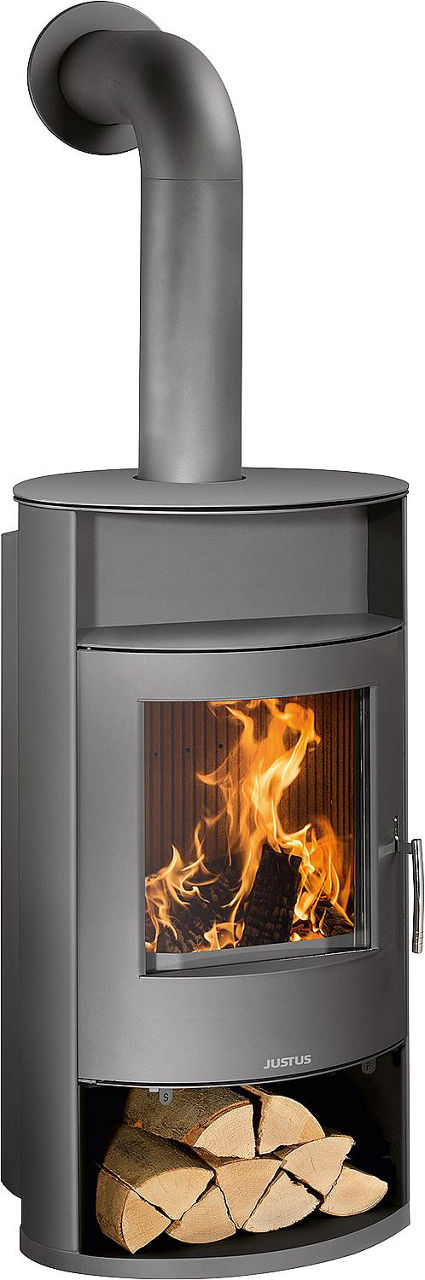 Kaminofen Serie Island AQUA Stahl Gussgrau Kaminofen Serie Island AQUA Stahl Gussgrau