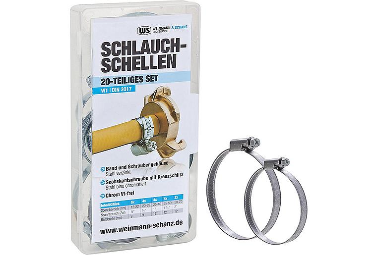WS - W1 Schlauchschellen-Set 20-teilig WS - W1 Schlauchschellen-Set 20-teilig