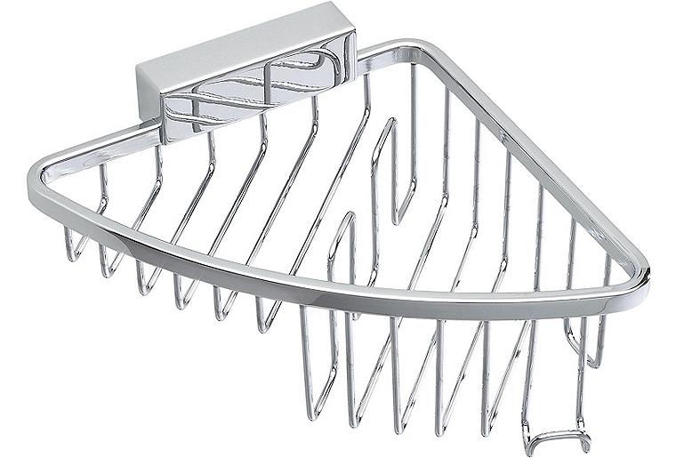 Duschmittelkorb Iris² BxHxT: 164x54/30x184 mm Zink verchromt
