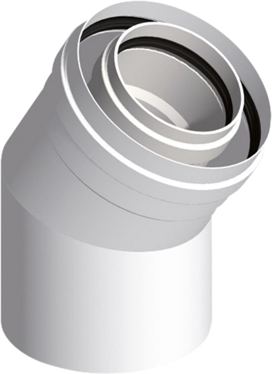 Kunststoff-Abgassystem Bogen 30° - DN 80/125