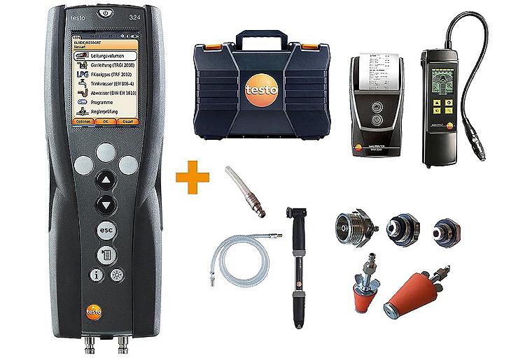 Druck- und Leckmengenmessgerät testo 324 Profi-Set 0563 3240 71