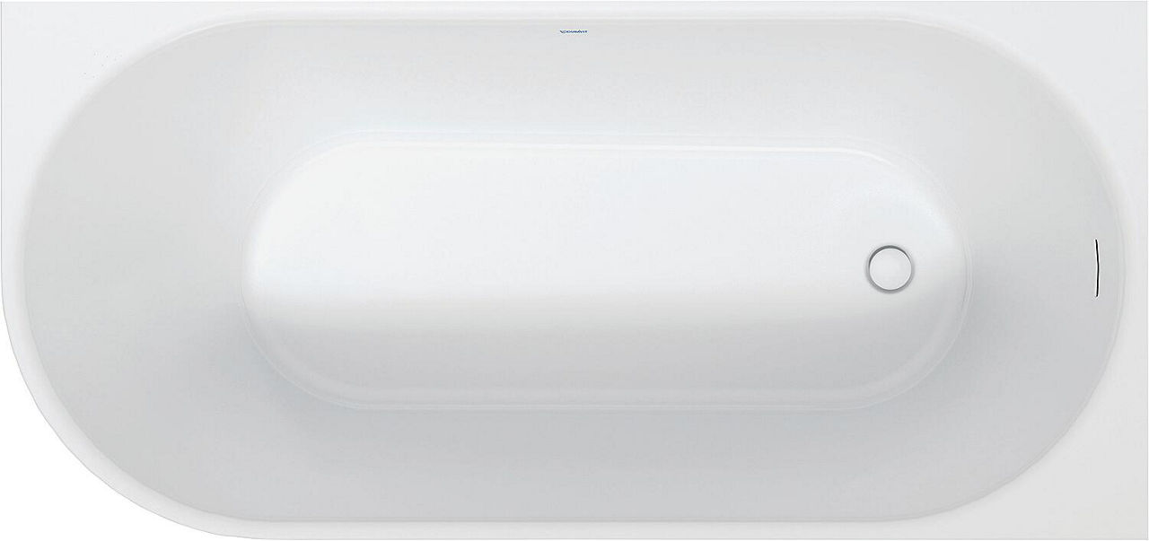 Badewanne Duravit DuraSenja Ecke rechts , Oval,1700x800x585mm,Acryl