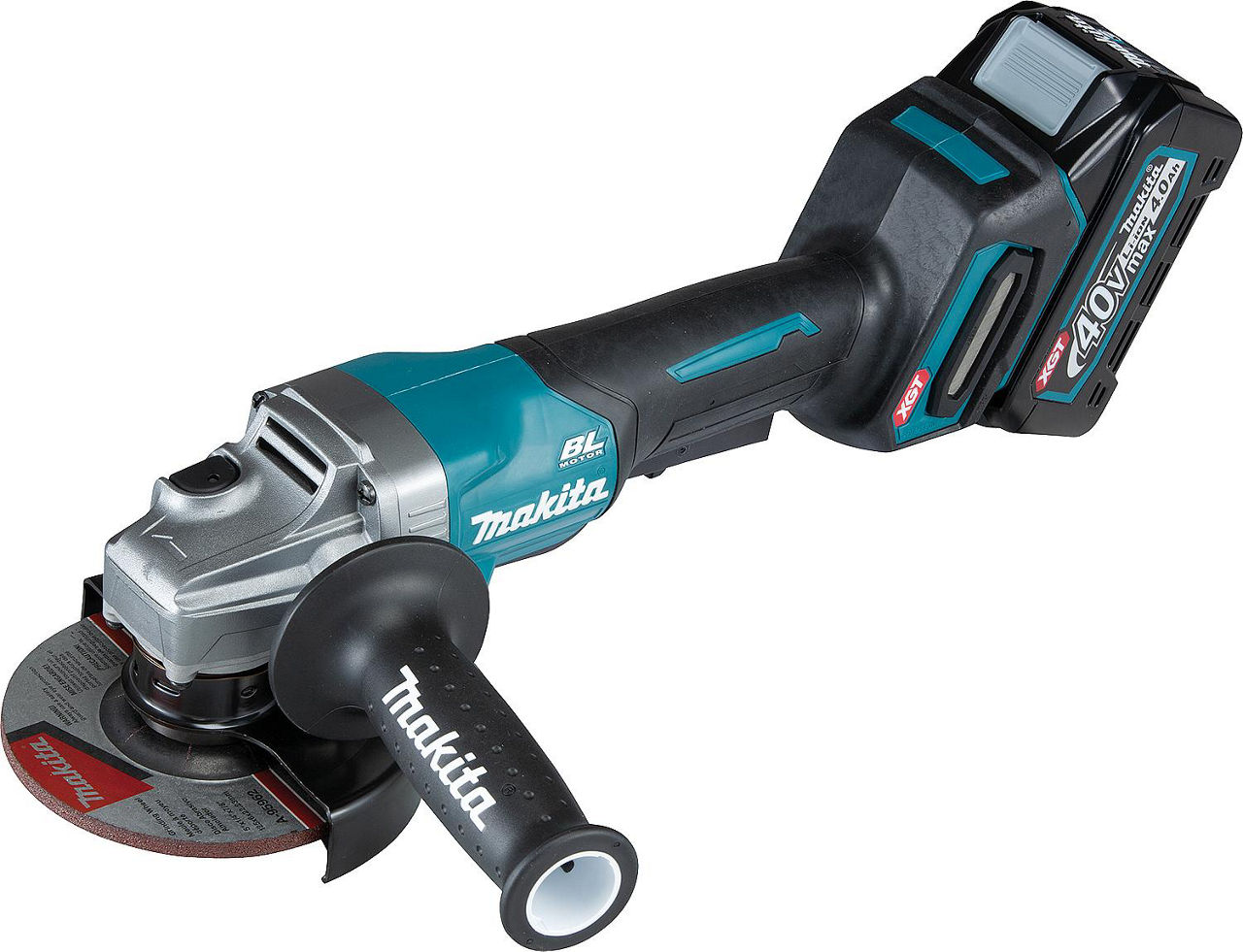 Akku-Winkelschleifer Makita 40V GA016GM201 mit 2x 4,0 Ah Akkus und Ladegerät Akku-Winkelschleifer Makita 40V GA016GM201 mit 2x 4,0 Ah Akkus und Ladegerät