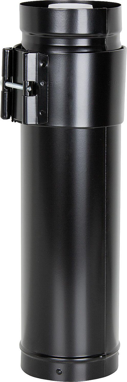 Überdachverlängerung, DN 60/125 schwarz, 500mm, Überdachverlängerung, DN 60/125 schwarz, 500mm,
