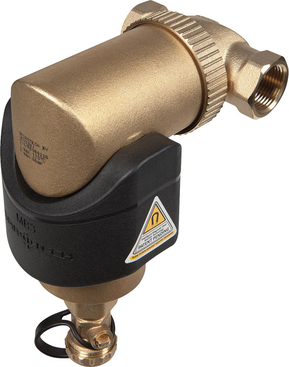 Magnetit- und Schlammabscheider Spiro Trap MB3, DN25(1") IG Magnetit- und Schlammabscheider Spiro Trap MB3, DN25(1") IG