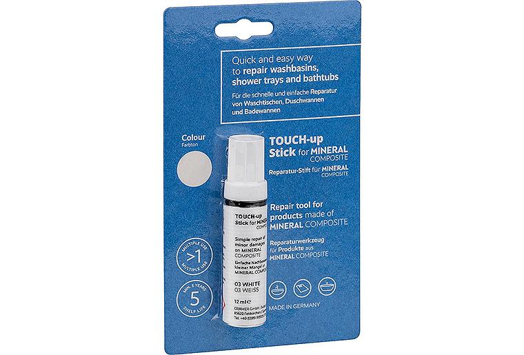 Reparaturstift für Mineralguss weiß 12ml Reparaturstift für Mineralguss weiß 12ml