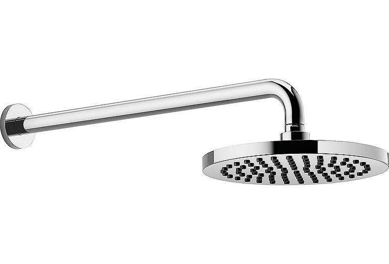 Kopfbrause Dornbracht 1 Strahlart Ø 220 mm mit Wandanschlussrohr Ausladung 450 mm, chrom Kopfbrause Dornbracht 1 Strahlart Ø 220 mm mit Wandanschlussrohr Ausladung 450 mm, chrom