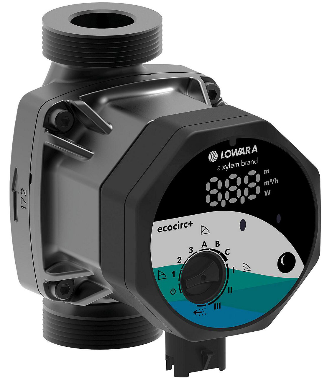 Heizungs-Umwälzpumpe Lowara ecocirc L+ 25-8, DN25(1"), PN10, 230V, Baulänge 130mm Heizungs-Umwälzpumpe Lowara ecocirc L+ 25-8, DN25(1"), PN10, 230V, Baulänge 130mm