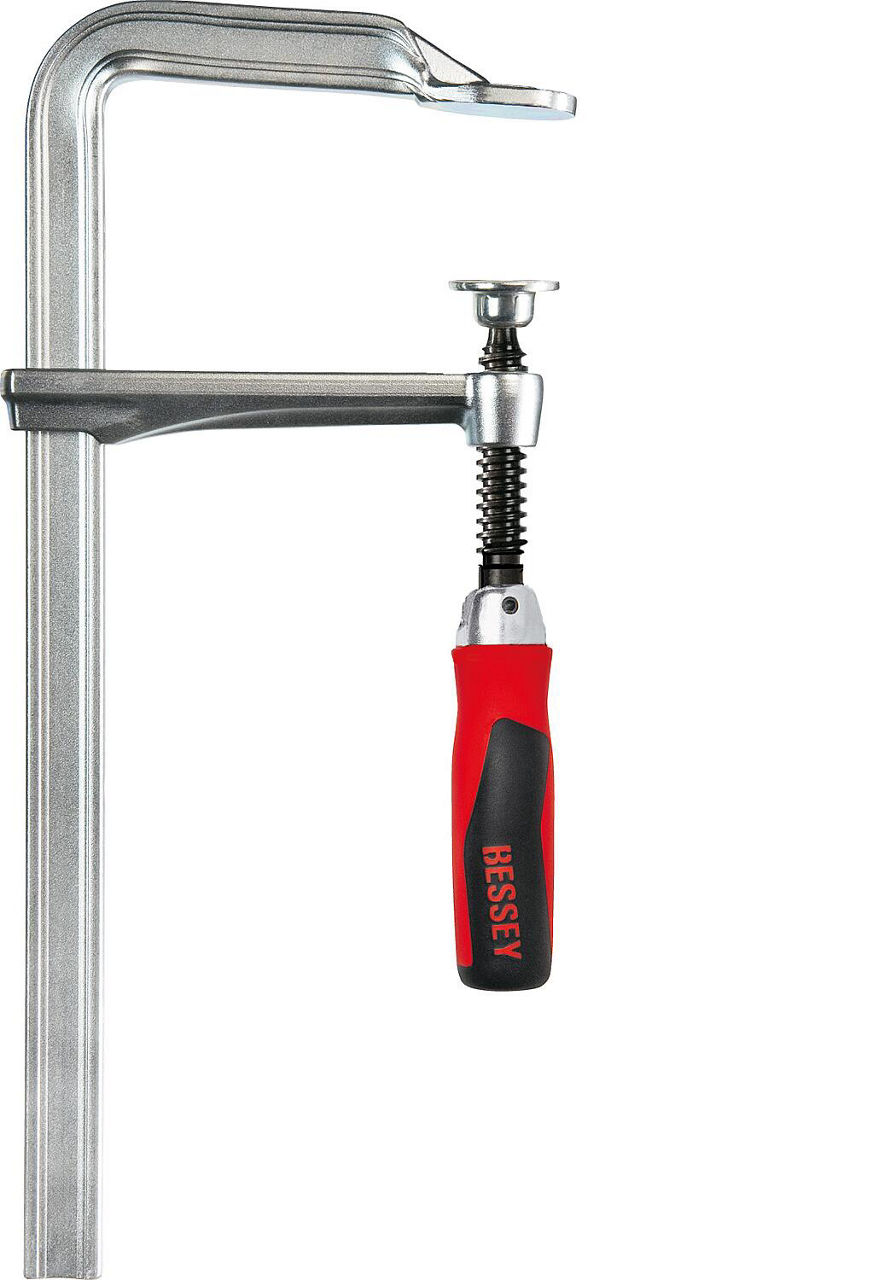 Ganzstahl-Schraubzwinge 2-Komponenten-Kunststoffgriff TYP 300x120mm, GZ30-12KG Ganzstahl-Schraubzwinge 2-Komponenten-Kunststoffgriff TYP 300x120mm, GZ30-12KG