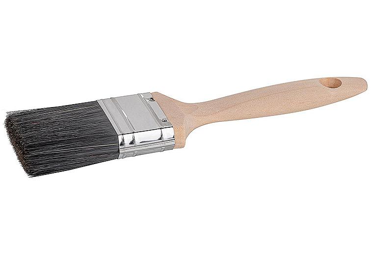 Profi-Flachpinsel 60mm rostbest. Zwinge, schwarze Naturborsten, Hartholzstiel Profi-Flachpinsel 60mm rostbest. Zwinge, schwarze Naturborsten, Hartholzstiel
