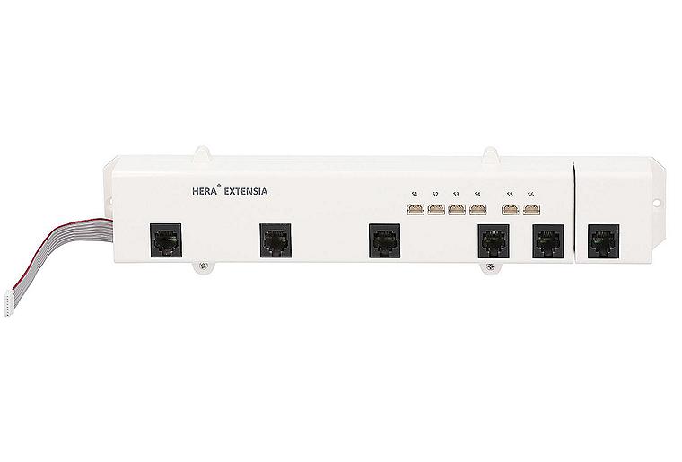 Funk-Fußbodenheizungsleiste, Hera+ Extensia PRO, 6-Port Erweiterungmodul