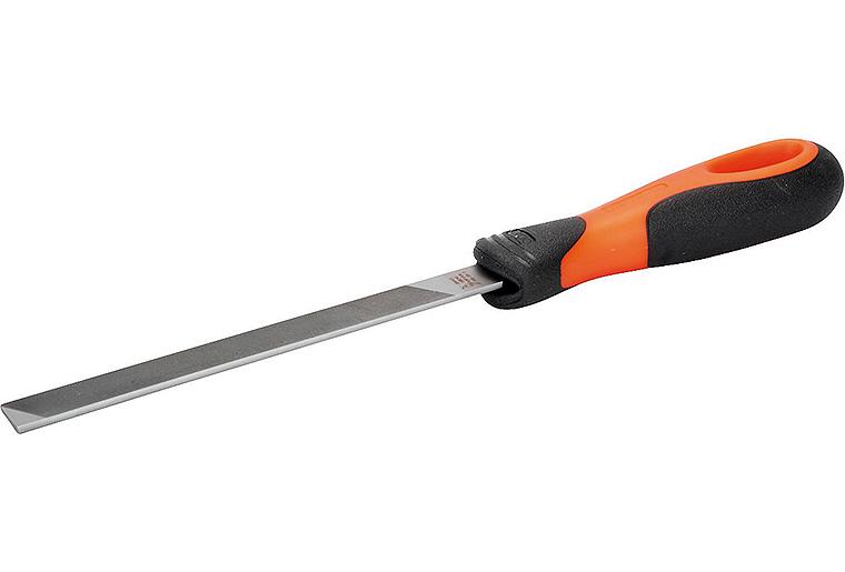 Kettensägefeile BAHCO 166-6-16-2.5-2, 150mm, flach 2 5mm, stark, mit ERGO-Heft Kettensägefeile BAHCO 166-6-16-2.5-2, 150mm, flach 2 5mm, stark, mit ERGO-Heft