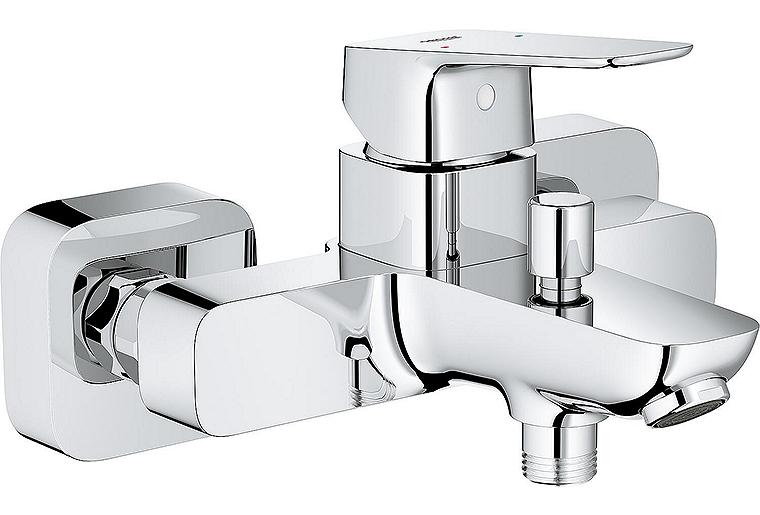AP-Wannenmischer Grohe Cubea Ausladung 167 mm chrom AP-Wannenmischer Grohe Cubea Ausladung 167 mm chrom