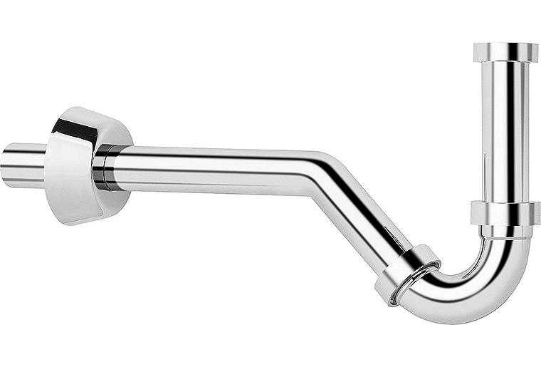 Röhrensiphon kunststoff verchromt 11/4" DN32 Ausführung Bidet Röhrensiphon kunststoff verchromt 11/4" DN32 Ausführung Bidet
