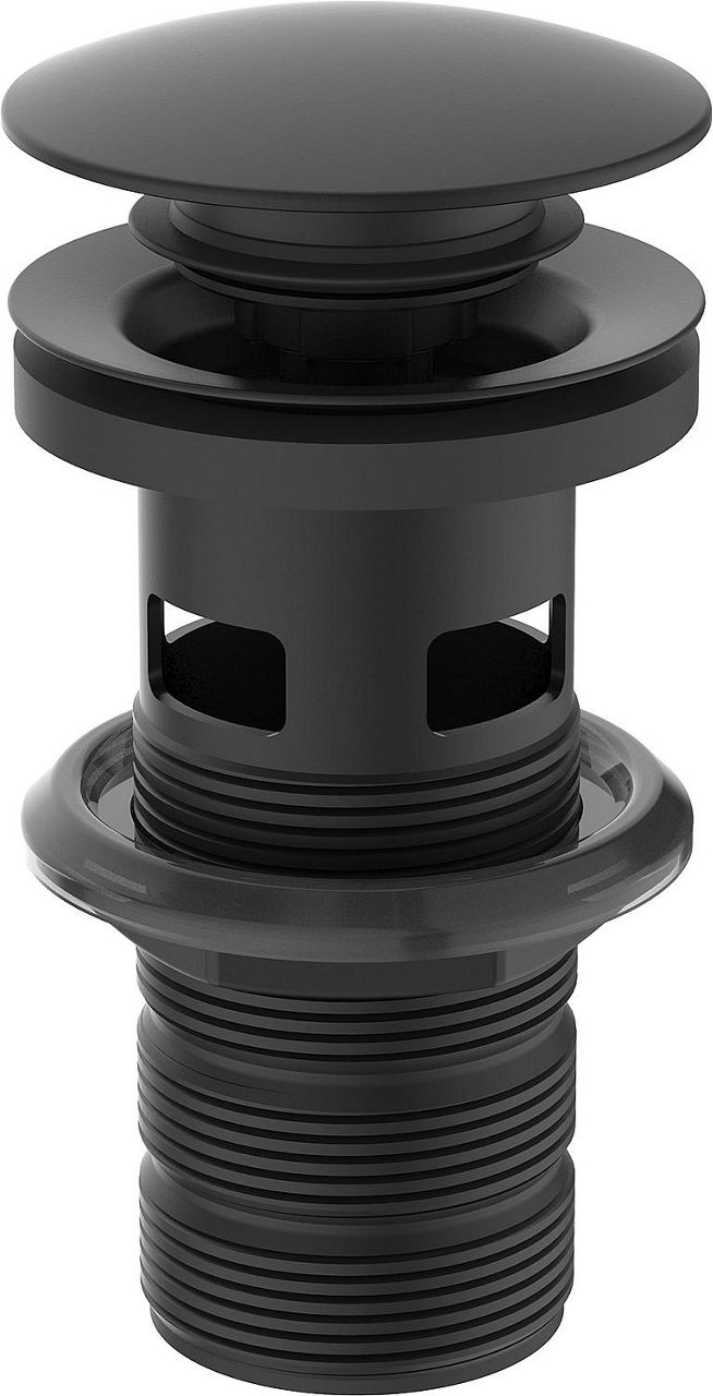 Push-Open Ideal Standard, schwarz matt, mit Überlauf Push-Open Ideal Standard, schwarz matt, mit Überlauf