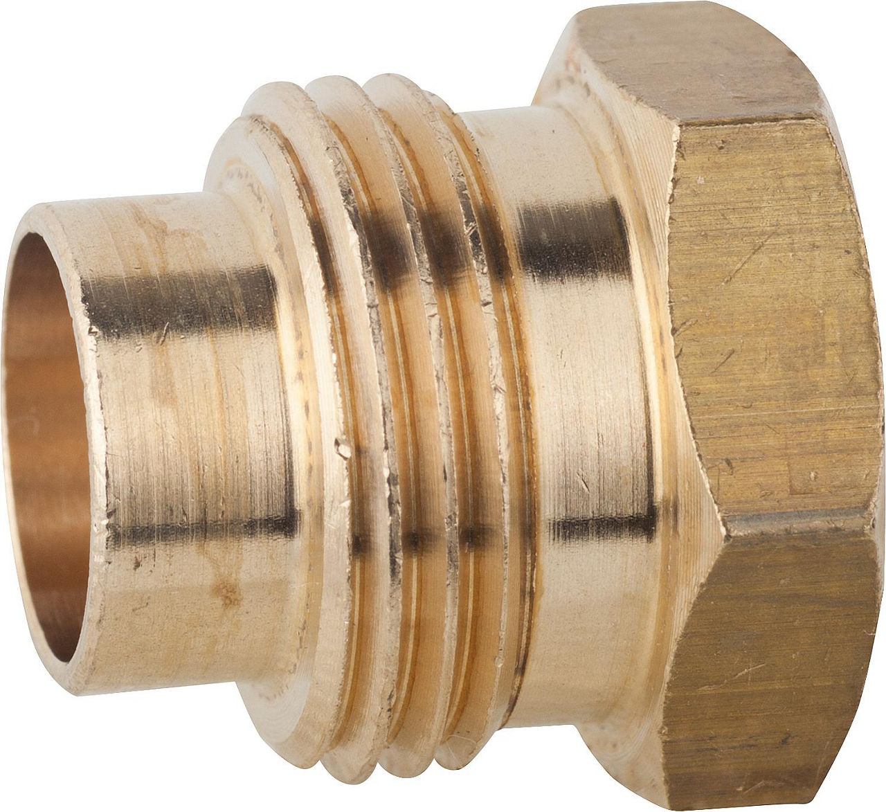 Einschraubnippel für Glüh- zünder, D 10mm, G 3/8" Schlüsselweite 17mm