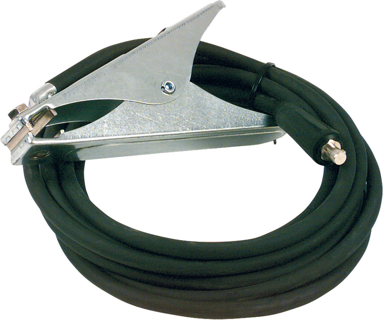 Massekabel mit Erdklemme 25 mm² 5 mtr, mit Dorn 9mm / 200A Massekabel mit Erdklemme 25 mm² 5 mtr, mit Dorn 9mm / 200A