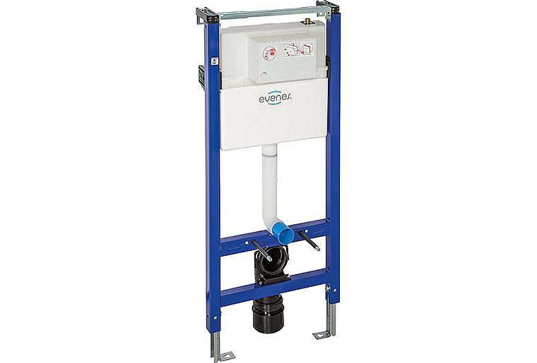 Evenes Plus WC Element 1150mm, inkl. UP-Spülkasten 189, Betätigung von vorne Evenes Plus WC Element 1150mm, inkl. UP-Spülkasten 189, Betätigung von vorne