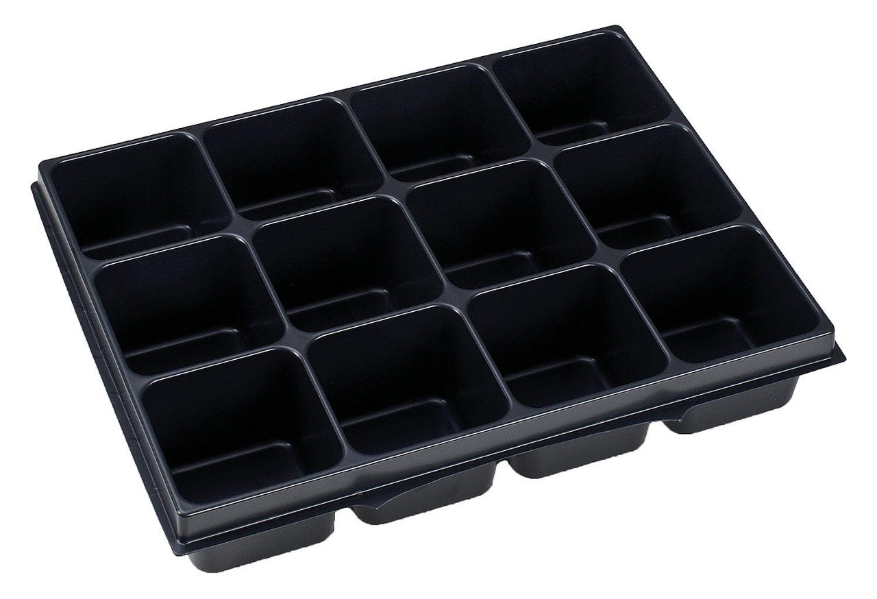 Kleinteileeinsatz 12 Mulden für I-Boxx 72 u. LS-Schublade 72 Kleinteileeinsatz 12 Mulden für I-Boxx 72 u. LS-Schublade 72