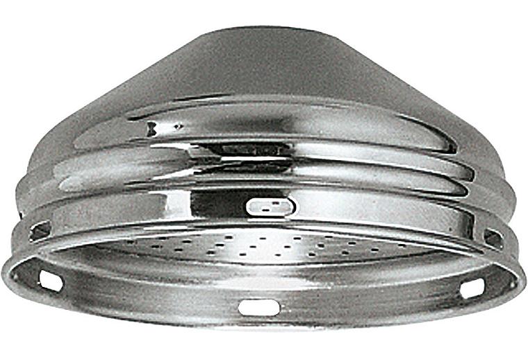 'Relexa' Kopfbrause, DN15 Brausekopf D=85mm, 50mm hoch Messingblech