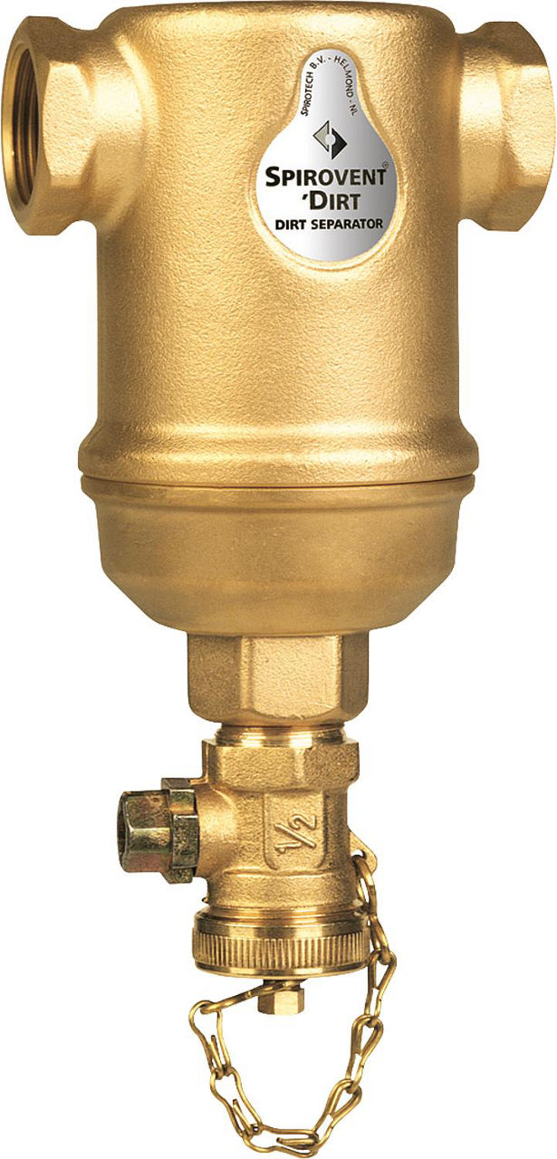Schlammabscheider Spirotrap, DN32(11/4") IG, horizontal