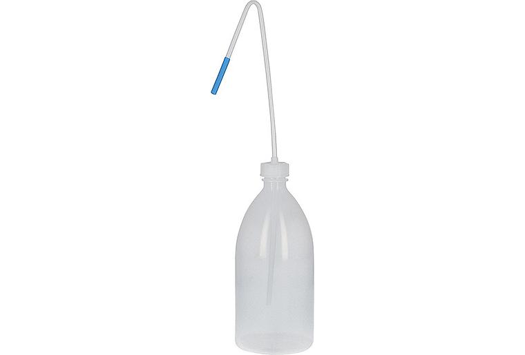 Kunststoff-Flasche mit abgekröpftem Spritzrohr 1000 ml
