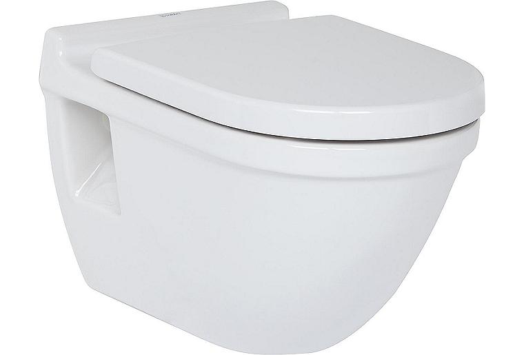 Wand-WC Duravit Starck 3 aus Keramik,mit off.Bef., weiß, 6,0l Spülung,BxHxT:360x320x540mm Wand-WC Duravit Starck 3 aus Keramik,mit off.Bef., weiß, 6,0l Spülung,BxHxT:360x320x540mm