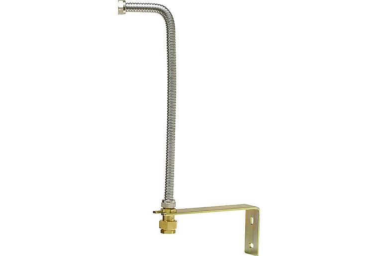 Anschlussset 3/4" mit Wellschlauch 500mm mit Wandhalter für AG
