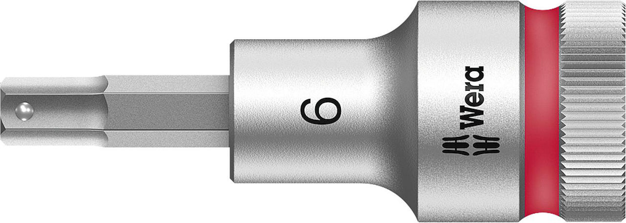 Innensechskant-Steckschlüsseleinsatz Wera 8740 C HF Bitnuss mit 1/2"-Antrieb, metrisch, kurz, mit Haltefunktion, SW 6,0 x 60 mm Innensechskant-Steckschlüsseleinsatz Wera 8740 C HF Bitnuss mit 1/2"-Antrieb, metrisch, kurz, mit Haltefunktion, SW 6,0 x 60 mm