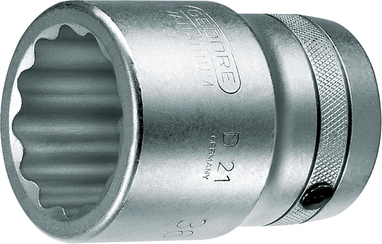 Steckschlüsseleinsatz GEDORE 1", 12-kant, kurz, SW 75 Länge 95mm