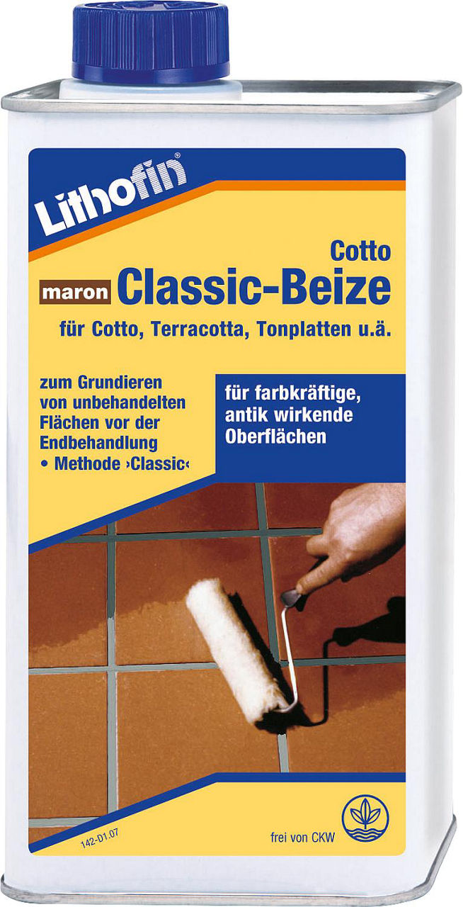 LITHOFIN Cotto Classic-Beize maron, 1 l Flasche