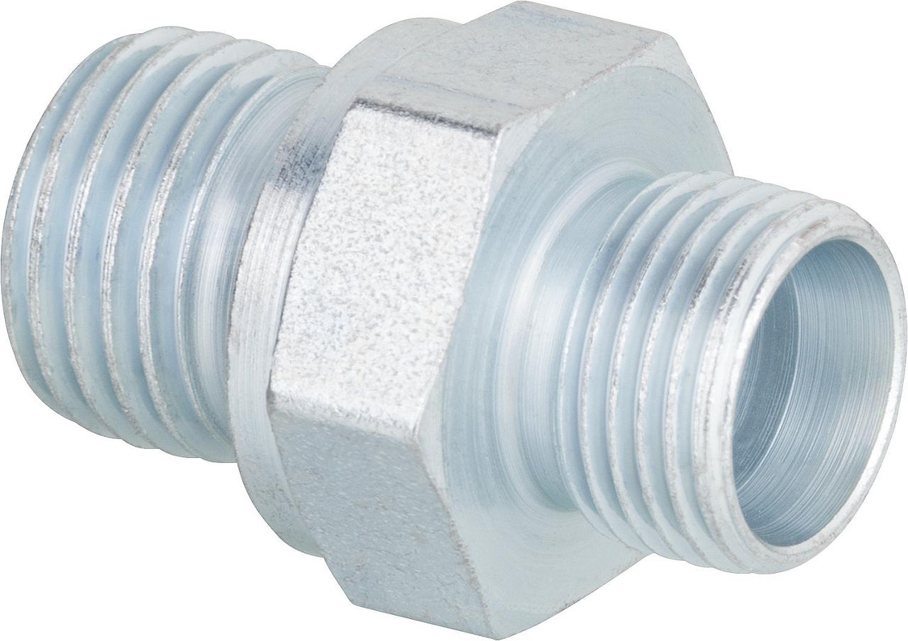 Spezialnippel 1/4" zyl. x LL 8 zu Ölschlauch WL 2, Herrmann