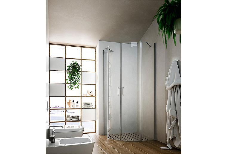 Viertelkreis Duschkabine Eloa 2.0 775-790 mm H: 1950 mm Radius 550 mm 6 mm Glas ETC