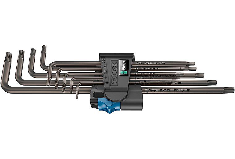 Winkelschlüsselsatz WERA 9-teilig, TORX® T8 - T40, lang Winkelschlüsselsatz WERA 9-teilig, TORX® T8 - T40, lang